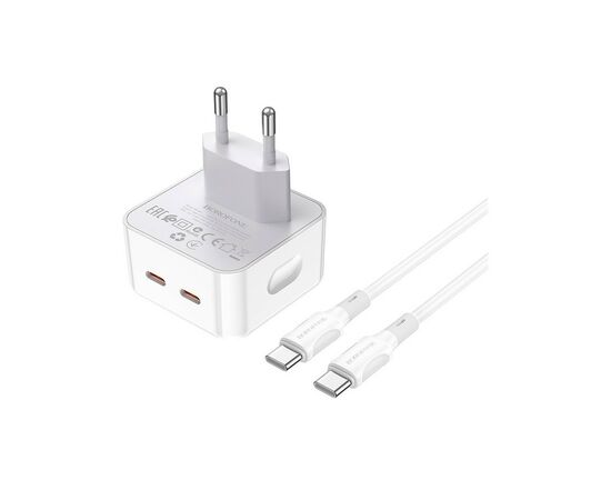 Зарядное устройство BOROFONE BA76A White (BA76ACCW), изображение 4 Зарядное устройство BOROFONE BA76A White (BA76ACCW), изображение 4