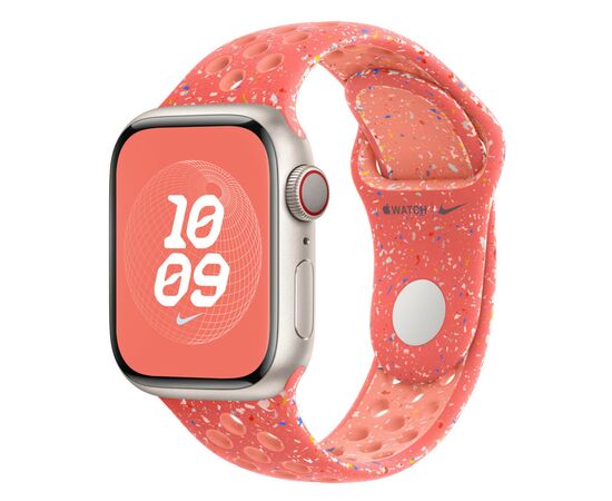 Ремешок для смарт-часов Apple 41mm Magic Ember Nike Sport Band - S/M (MUUX3ZM/A), изображение 4 Ремешок для смарт-часов Apple 41mm Magic Ember Nike Sport Band - S/M (MUUX3ZM/A), изображение 4
