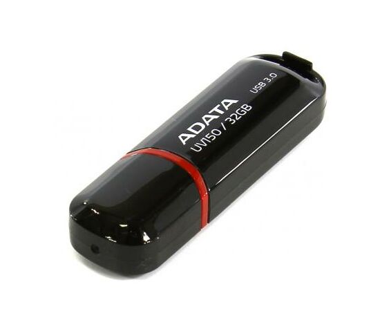 USB флеш накопитель ADATA 128GB UV150 Black USB 3.0 (AUV150-128G-RBK), изображение 2 USB флеш накопитель ADATA 128GB UV150 Black USB 3.0 (AUV150-128G-RBK), изображение 2