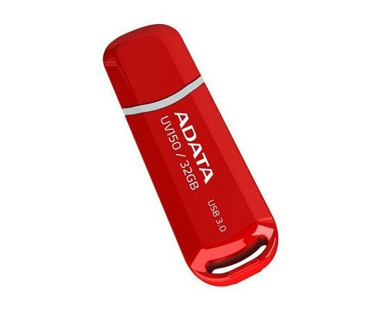 USB флеш накопитель ADATA 32GB UV150 Red USB 3.0 (AUV150-32G-RRD), изображение 4 USB флеш накопитель ADATA 32GB UV150 Red USB 3.0 (AUV150-32G-RRD), изображение 4