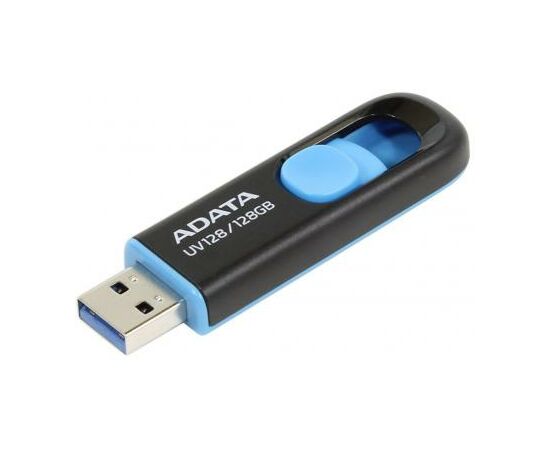 USB флеш накопитель ADATA 128GB UV128 Black/Blue USB 3.1 (AUV128-128G-RBE), изображение 6 USB флеш накопитель ADATA 128GB UV128 Black/Blue USB 3.1 (AUV128-128G-RBE), изображение 6