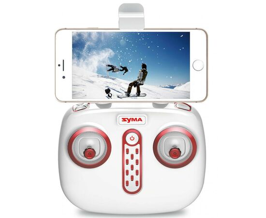 Радиоуправляемая игрушка Syma Квадрокоптер с 2,4 Ггц и поворотной FPV-камерой 32 см (X5UW-D_white), изображение 6 Радиоуправляемая игрушка Syma Квадрокоптер с 2,4 Ггц и поворотной FPV-камерой 32 см (X5UW-D_white), изображение 6
