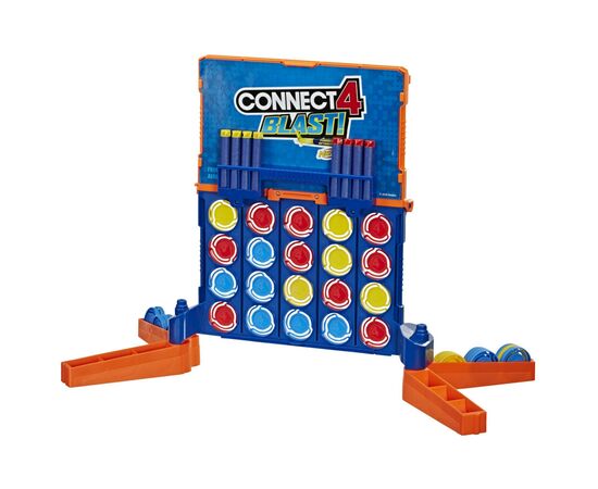 Настольная игра Hasbro Собери 4 Нёрф (E9122), изображение 2 Настольная игра Hasbro Собери 4 Нёрф (E9122), изображение 2