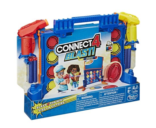 Настольная игра Hasbro Собери 4 Нёрф (E9122)