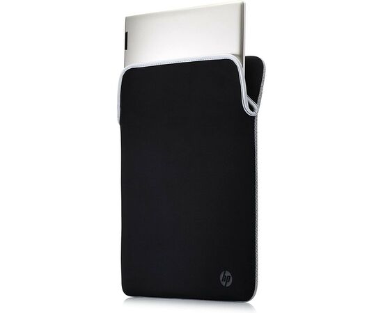Чехол для ноутбука HP 14" Reversible Protective Blk/Slv Sleeve (2F2J1AA), изображение 4 Чехол для ноутбука HP 14" Reversible Protective Blk/Slv Sleeve (2F2J1AA), изображение 4