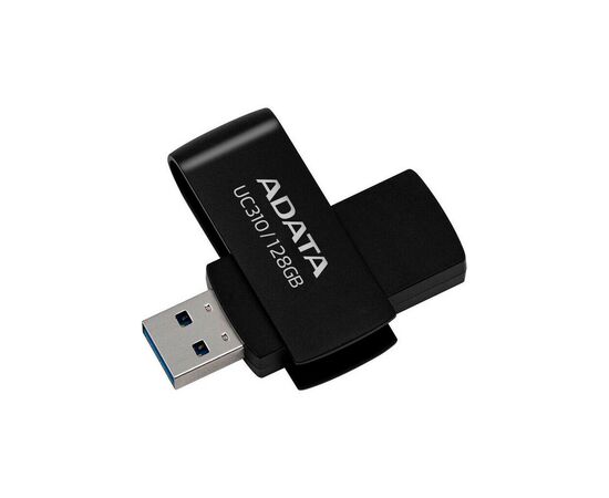 USB флеш накопитель ADATA 128GB UC310 USB 3.2 Black (UC310-128G-RBK)