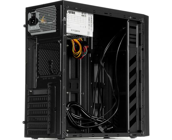 Корпус Qube QBG10M 400W Black (QBG10M_MN4U3), изображение 8 Корпус Qube QBG10M 400W Black (QBG10M_MN4U3), изображение 8