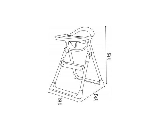 Стульчик для кормления MoMi KALA Green (KRKA00026), изображение 7 Стульчик для кормления MoMi KALA Green (KRKA00026), изображение 7
