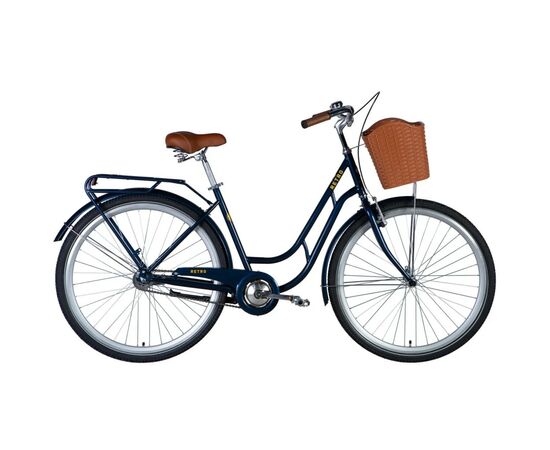 Велосипед Dorozhnik Retro 28" 19" ST 2024 Темно-зелений (OPS-D-28-394)