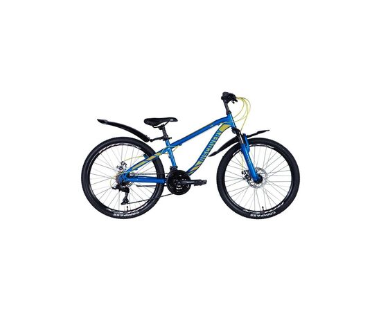 Велосипед Discovery Flint AM DD 24" 13" ST 2024 Синій (OPS-DIS-24-329)