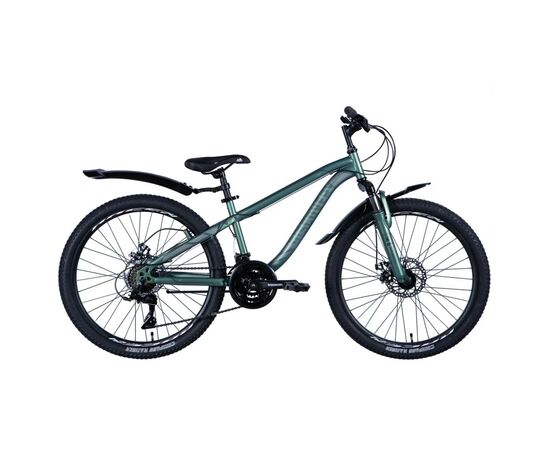 Велосипед Discovery Flint AM DD 24" 13" ST 2024 Чорний (OPS-DIS-24-328)