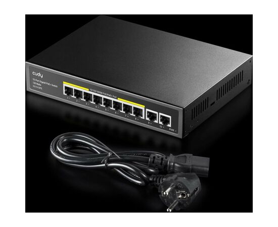 Комутатор мережевий Cudy GS1010PE, зображення 6 Комутатор мережевий Cudy GS1010PE, зображення 6