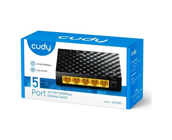 Комутатор мережевий Cudy GS105D, зображення 6 Комутатор мережевий Cudy GS105D, зображення 6