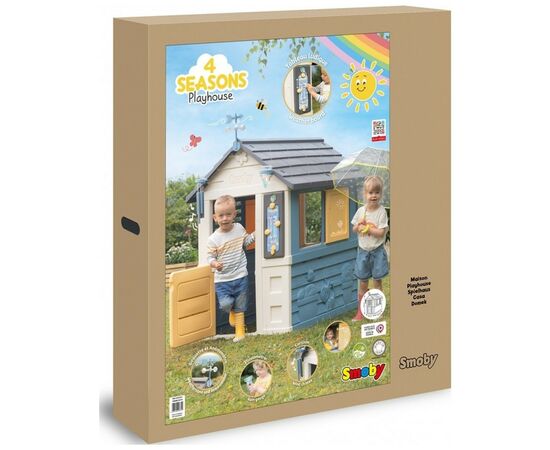 Ігровий будиночок Smoby Чотири сезони 110 х 98 х 143 см (810731), зображення 5 Ігровий будиночок Smoby Чотири сезони 110 х 98 х 143 см (810731), зображення 5