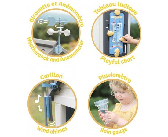 Ігровий будиночок Smoby Чотири сезони 110 х 98 х 143 см (810731), зображення 6 Ігровий будиночок Smoby Чотири сезони 110 х 98 х 143 см (810731), зображення 6