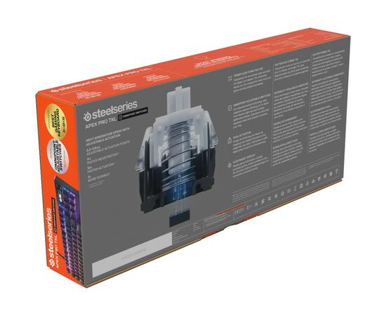 Клавиатура SteelSeries Apex Pro TKL 2023 USB UA Black (64856), изображение 8 Клавиатура SteelSeries Apex Pro TKL 2023 USB UA Black (64856), изображение 8
