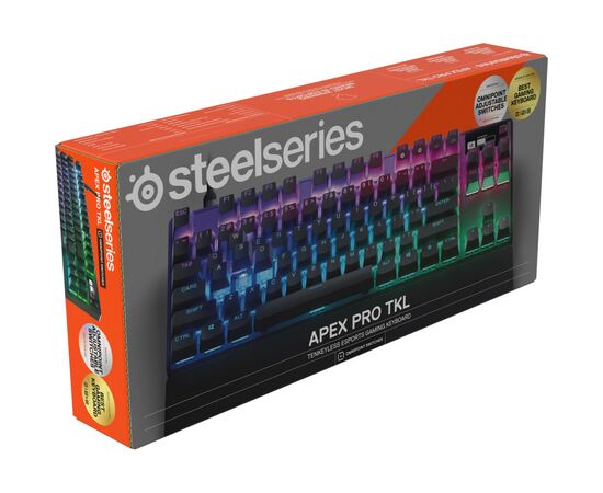 Клавиатура SteelSeries Apex Pro TKL 2023 USB UA Black (64856), изображение 9 Клавиатура SteelSeries Apex Pro TKL 2023 USB UA Black (64856), изображение 9