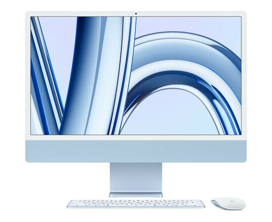 Комп'ютер Apple A2873 24" iMac Retina 4.5K / Apple M3 with 10-core GPU, 256SSD, Blue (MQRQ3UA/A)