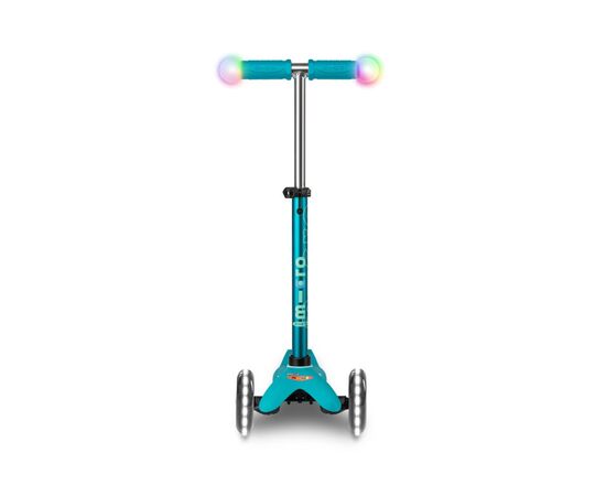 Самокат Micro Mini Deluxe Magic Aqua LED (MMD131), изображение 4 Самокат Micro Mini Deluxe Magic Aqua LED (MMD131), изображение 4