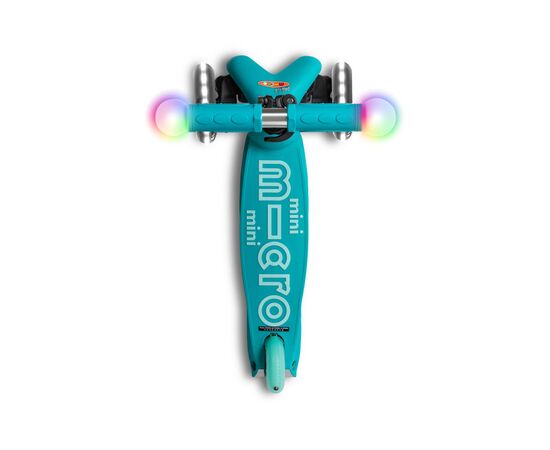 Самокат Micro Mini Deluxe Magic Aqua LED (MMD131), изображение 5 Самокат Micro Mini Deluxe Magic Aqua LED (MMD131), изображение 5