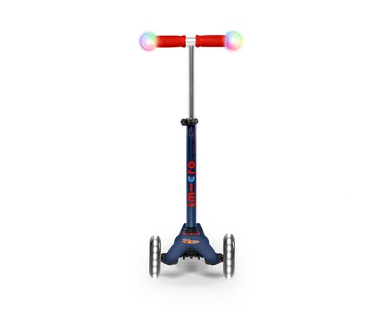 Самокат Micro Mini Deluxe Magic Navy Blue LED (MMD149), изображение 4 Самокат Micro Mini Deluxe Magic Navy Blue LED (MMD149), изображение 4