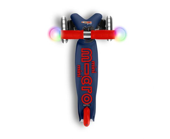 Самокат Micro Mini Deluxe Magic Navy Blue LED (MMD149), изображение 5 Самокат Micro Mini Deluxe Magic Navy Blue LED (MMD149), изображение 5