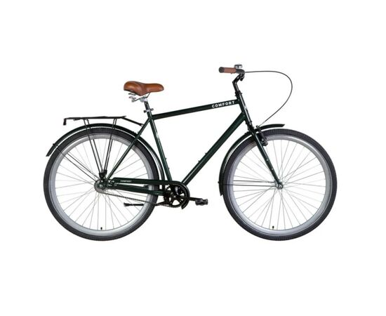 Велосипед Dorozhnik Comfort Male 28" 22" ST 2024 Зелений (OPS-D-28-373)