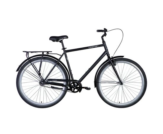 Велосипед Dorozhnik Comfort Male 28" 22" ST 2024 Чорний (OPS-D-28-375)