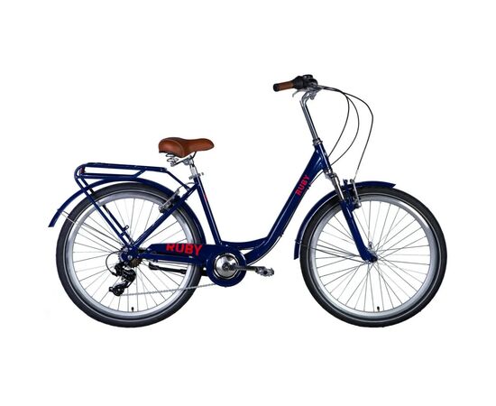 Велосипед Dorozhnik Ruby AM Vbr 26" 17" ST 2024 Темно-синій (OPS-D-26-257)