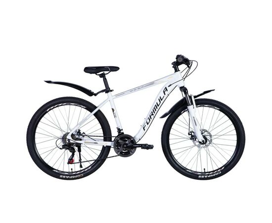 Велосипед Formula Kozak AM DD 26" 17.5" ST 2024 Темно-сріблястий (OPS-FR-26-733)