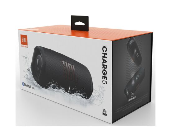 Акустическая система JBL Charge 5 Black + Griffin 20000 mAh (JBLCHARGE5BLKPB), изображение 8 Акустическая система JBL Charge 5 Black + Griffin 20000 mAh (JBLCHARGE5BLKPB), изображение 8
