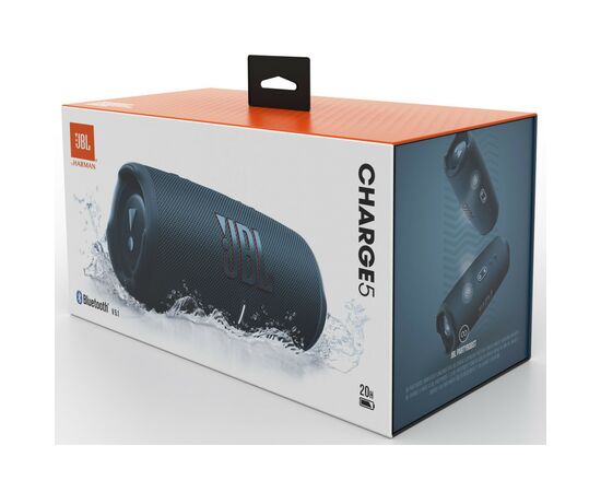 Акустическая система JBL Charge 5 Blue + Griffin 20000 mAh (JBLCHARGE5BLUPB), изображение 8 Акустическая система JBL Charge 5 Blue + Griffin 20000 mAh (JBLCHARGE5BLUPB), изображение 8