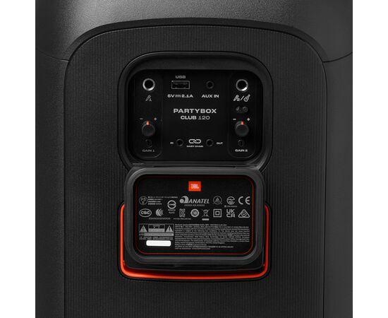Акустическая система JBL PartyBox Club 120 Black (JBLPBCLUB120EP), изображение 9 Акустическая система JBL PartyBox Club 120 Black (JBLPBCLUB120EP), изображение 9