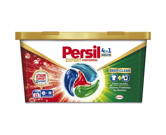 Капсули для прання Persil 4in1 Discs Expert Stain Removal Deep Clean 11 шт. (9000101802436)