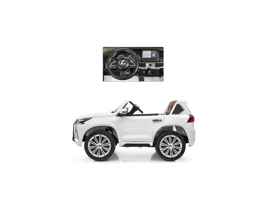 Електромобіль Bambi M 3906EBLR Lexus white (M 3906EBLR-1 white), зображення 3 Електромобіль Bambi M 3906EBLR Lexus white (M 3906EBLR-1 white), зображення 3