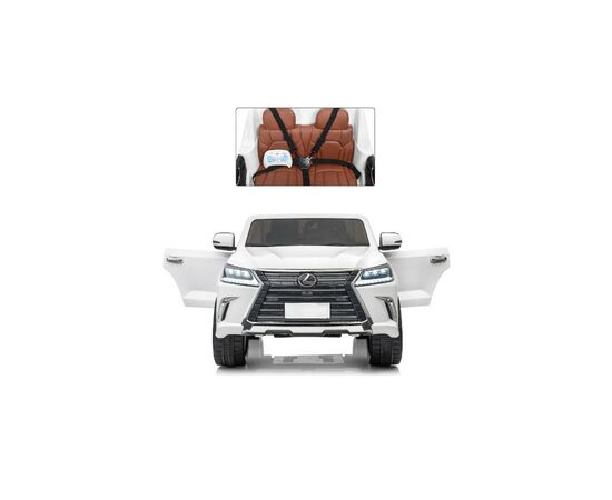 Електромобіль Bambi M 3906EBLR Lexus white (M 3906EBLR-1 white), зображення 4 Електромобіль Bambi M 3906EBLR Lexus white (M 3906EBLR-1 white), зображення 4