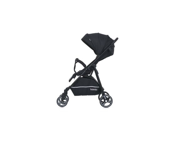 Коляска Bambi M 4249-2 black matt, изображение 3 Коляска Bambi M 4249-2 black matt, изображение 3