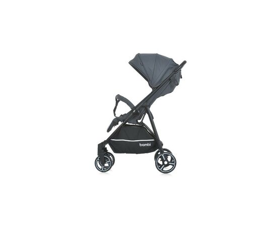 Коляска Bambi M 4249-2 gray matt, изображение 3 Коляска Bambi M 4249-2 gray matt, изображение 3