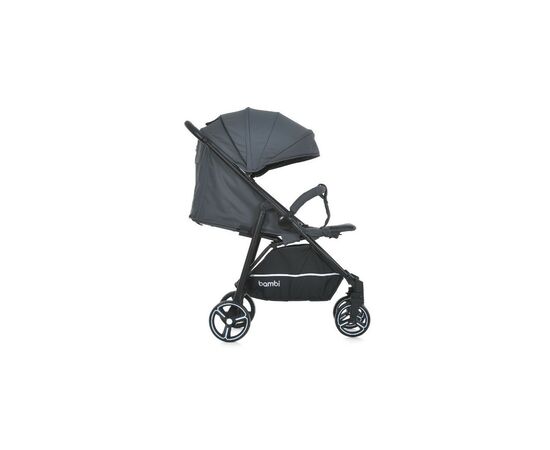 Коляска Bambi M 4249-2 gray matt, изображение 4 Коляска Bambi M 4249-2 gray matt, изображение 4