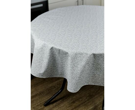 Скатерть Прованс непромокаемая Simfoni Айс Вензель D-180 см (033850), изображение 2