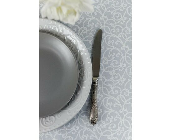 Скатерть Прованс непромокаемая Simfoni Айс Вензель D-180 см (033850), изображение 3