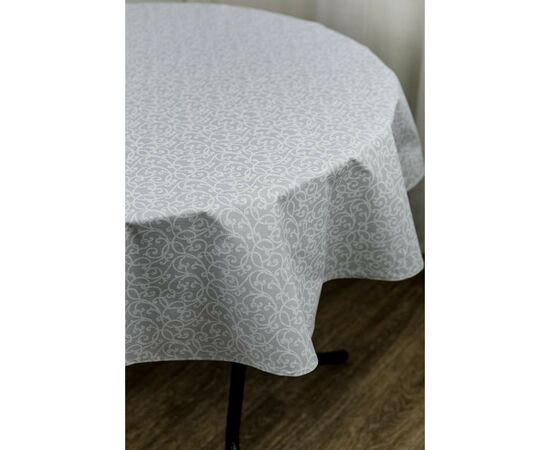 Скатерть Прованс непромокаемая Simfoni Айс Вензель D-180 см (033850), изображение 5