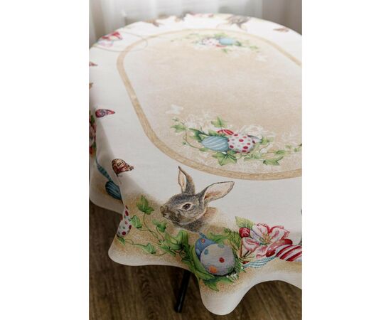 Скатерть Прованс oval гобеленовая Пасхальная Веснянка 135х240 см (034191), изображение 3 Скатерть Прованс oval гобеленовая Пасхальная Веснянка 135х240 см (034191), изображение 3