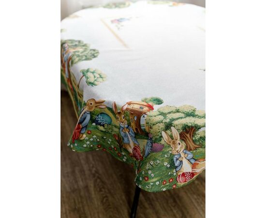 Скатерть Прованс oval гобеленовая Поляна 135х240 см (034183), изображение 3