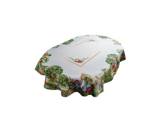 Скатертина Прованс oval гобеленова Галявина 135х240 см (034183)