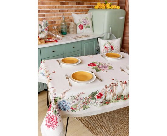 Скатерть Прованс гобеленовая Гуси 135х140 см (034095), изображение 9