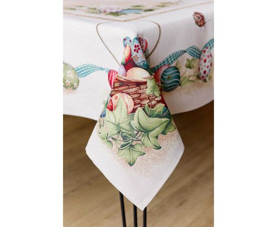 Скатерть Прованс гобеленовая Пасхальная Веснянка 135х300 см (034125), изображение 4 Скатерть Прованс гобеленовая Пасхальная Веснянка 135х300 см (034125), изображение 4