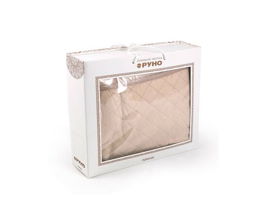 Покрывало Руно двустороннее декоративное Velour Beige ромб 220х240 см (330.55_Beige ромб), изображение 10 Покрывало Руно двустороннее декоративное Velour Beige ромб 220х240 см (330.55_Beige ромб), изображение 10