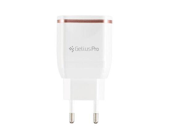 Зарядний пристрій Gelius Pro Exelon QC2.0 GP-HC02 1USB 2.1A White (70593), зображення 2 Зарядний пристрій Gelius Pro Exelon QC2.0 GP-HC02 1USB 2.1A White (70593), зображення 2
