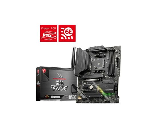 Материнская плата MSI MAG B550 TOMAHAWK MAX WIFI, изображение 2 Материнская плата MSI MAG B550 TOMAHAWK MAX WIFI, изображение 2